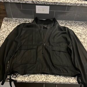 Athleta Black Half-Zip Women's Jacket